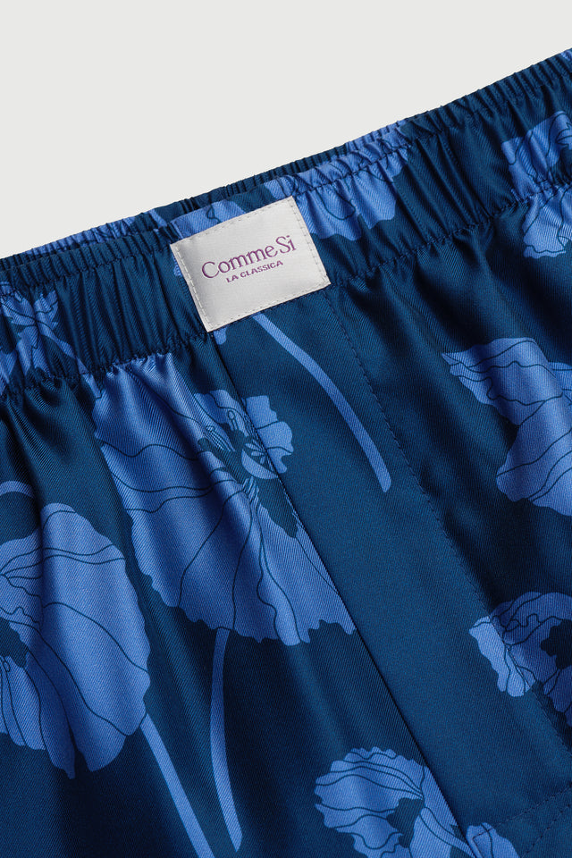 La Boxer Bermuda, made with Liberty fabric